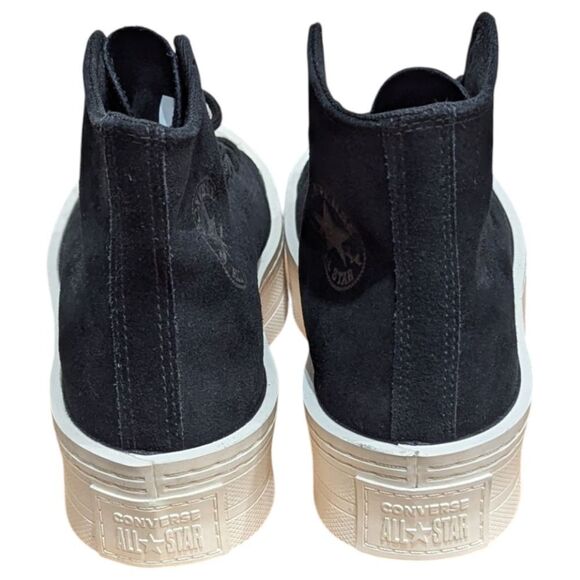 Converse Chuck Taylor Modern Lift Platform Shoe Women's US 9 Suede Black A05285C - Picture 6 of 10